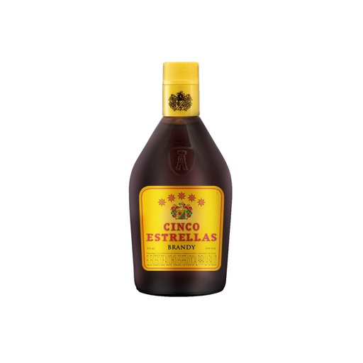 BRANDY MARCA 5 ESTRELLAS x 375 cc N